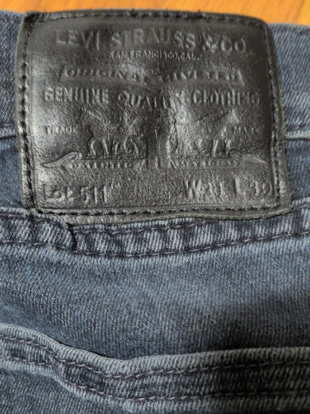 Levi's men’s vintage Big E  Jeans black 511 30/30
